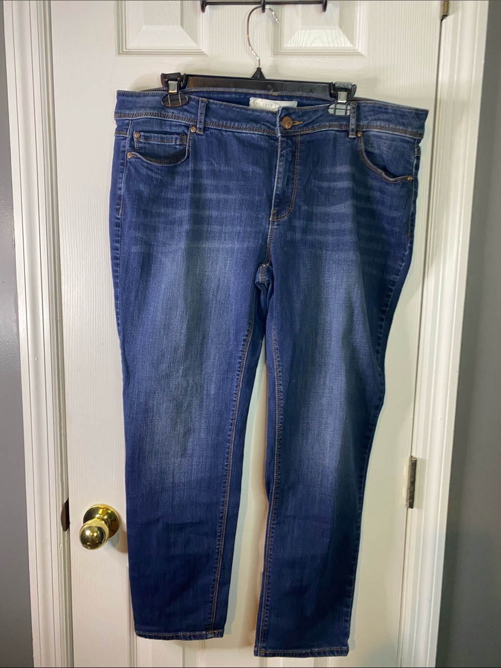 EST 1946 Classic Women's Dark Blue Stretch Jeans Size 16P.